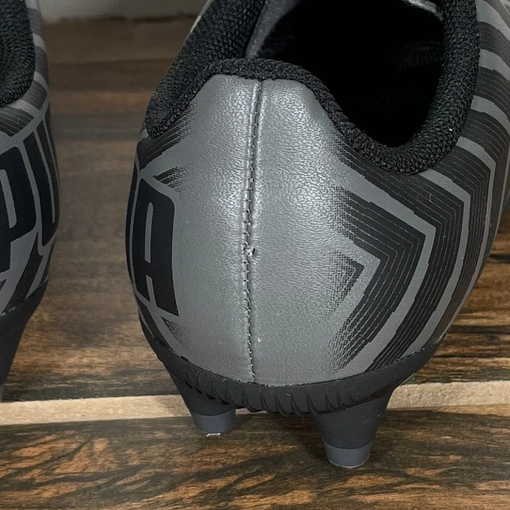 Puma Tacto II FG AG Jr Little Boys Size 11 Shoes Gray Black Soccer Futbol Cleats